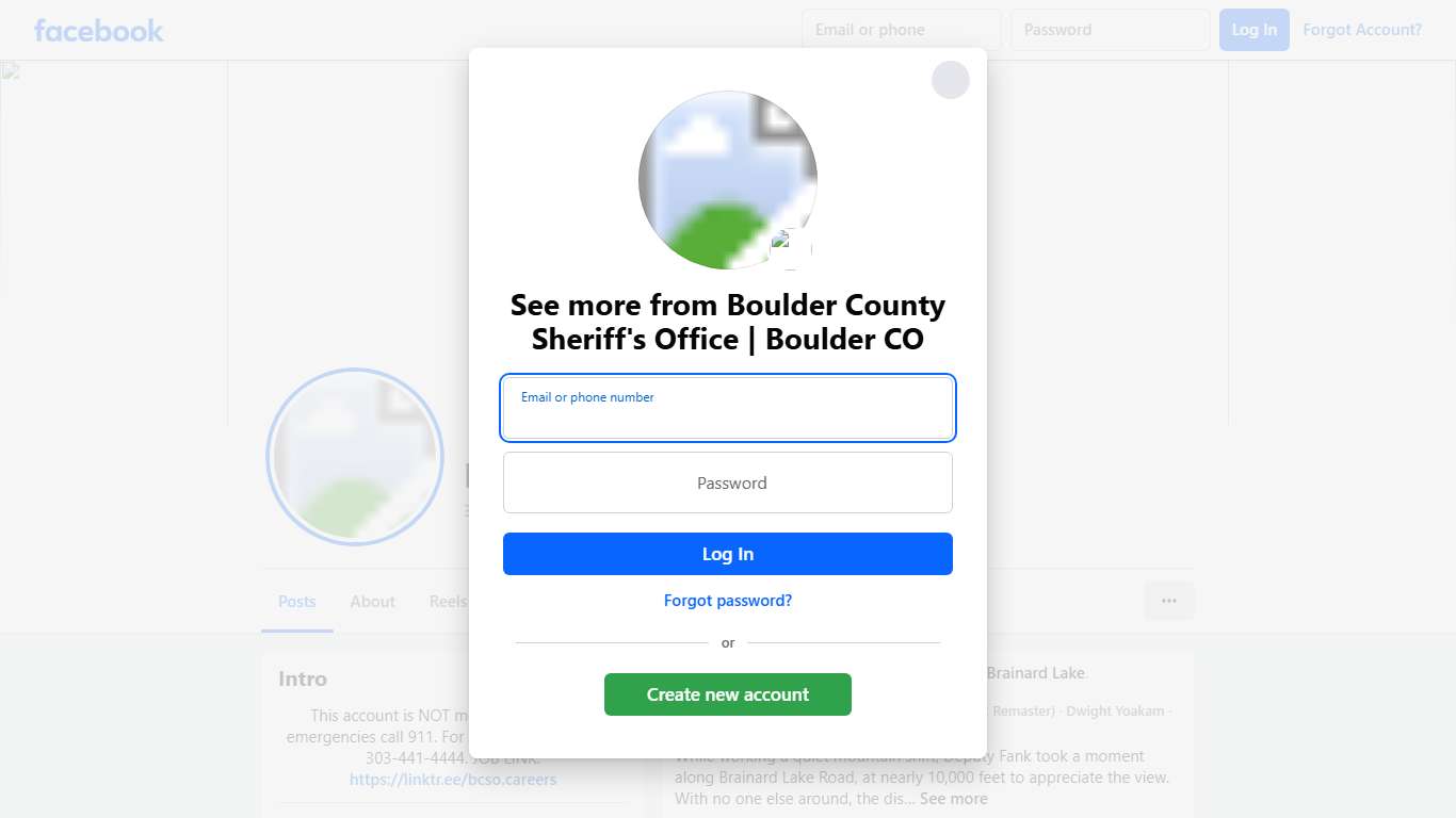 Boulder County Sheriff's Office Boulder CO Facebook